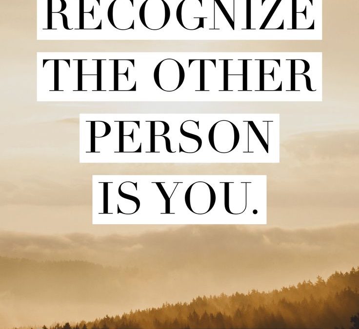 Recognize the other person is you || Sutra I